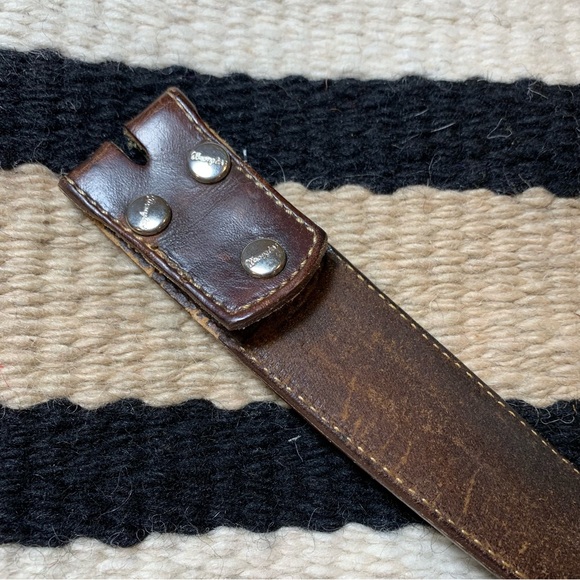 Wrangler Tooled Leather Belt - Picture 5 of 11
